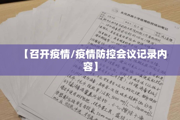 【召开疫情/疫情防控会议记录内容】