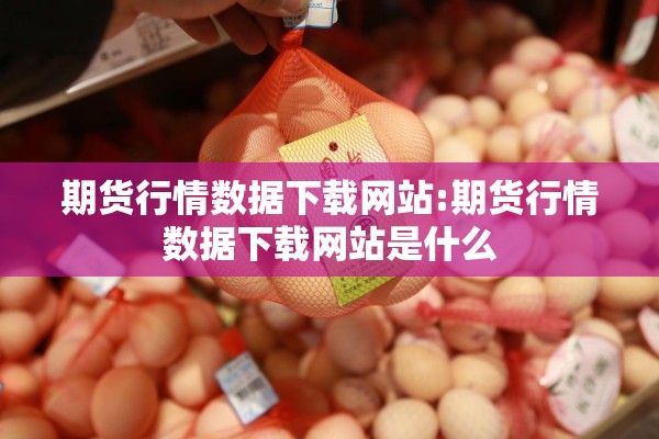 期货行情数据下载网站:期货行情数据下载网站是什么 期货行情数据下载网站:期货行情数据下载网站是什么