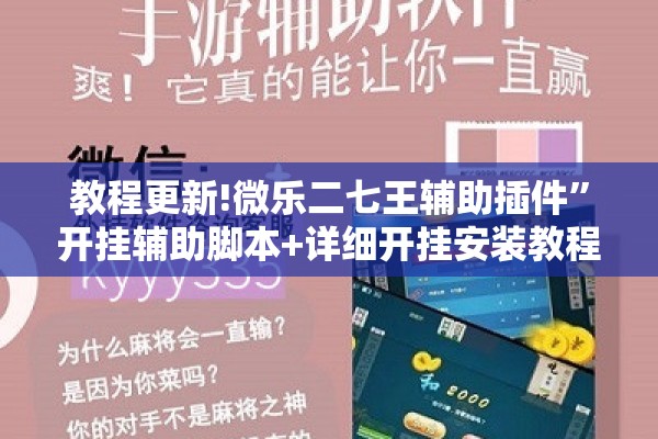 教程更新!微乐二七王辅助插件	”开挂辅助脚本+详细开挂安装教程