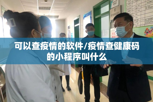可以查疫情的软件/疫情查健康码的小程序叫什么