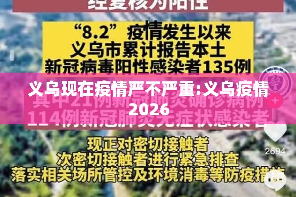 义乌现在疫情严不严重:义乌疫情2026 义乌现在疫情严不严重:义乌疫情2026