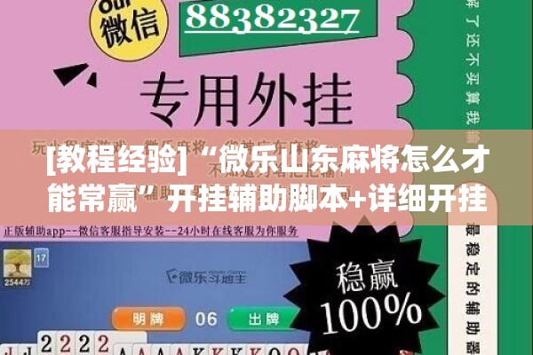 [教程经验]“微乐山东麻将怎么才能常赢”开挂辅助脚本+详细开挂安装教程
