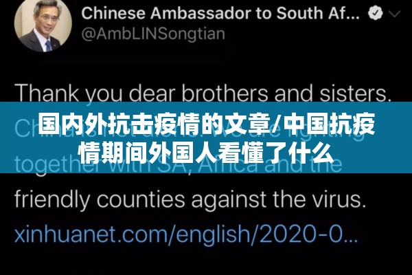 国内外抗击疫情的文章/中国抗疫情期间外国人看懂了什么 国内外抗击疫情的文章/中国抗疫情期间外国人看懂了什么