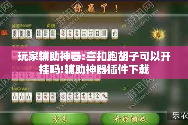 玩家辅助神器:喜扣跑胡子可以开挂吗!辅助神器插件下载