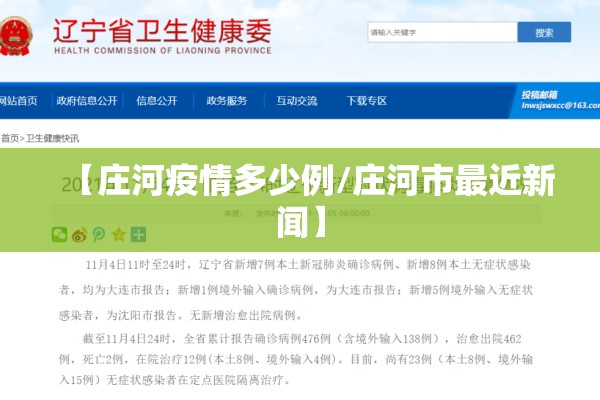 【庄河疫情多少例/庄河市最近新闻】