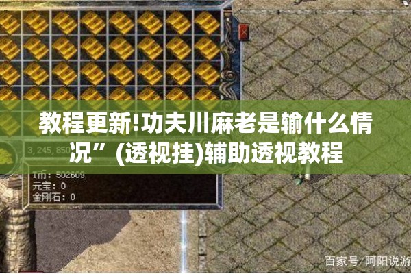 教程更新!功夫川麻老是输什么情况	”(透视挂)辅助透视教程