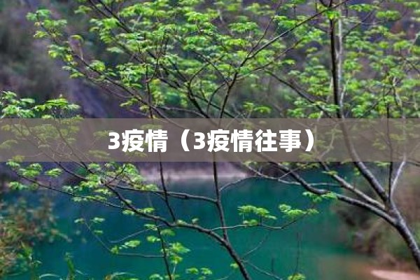 3疫情(3疫情往事) 3疫情(3疫情往事)