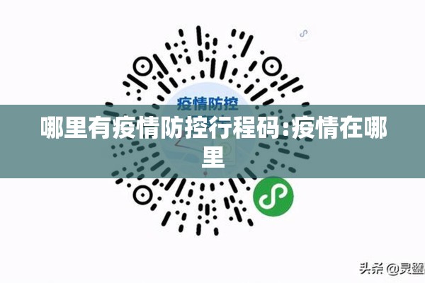 哪里有疫情防控行程码:疫情在哪里