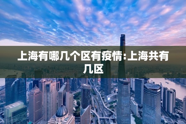 上海有哪几个区有疫情:上海共有几区