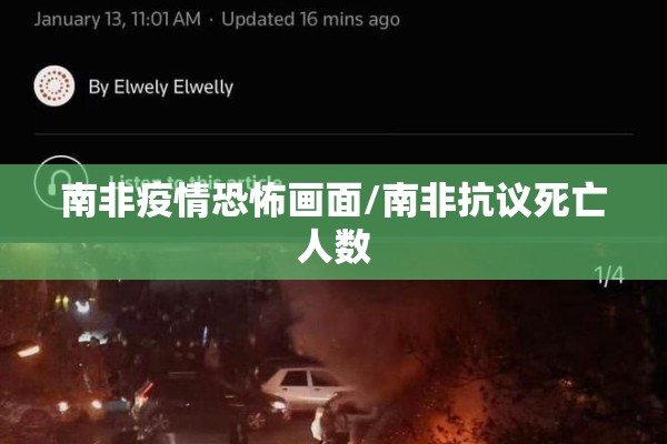 南非疫情恐怖画面/南非抗议死亡人数 南非疫情恐怖画面/南非抗议死亡人数
