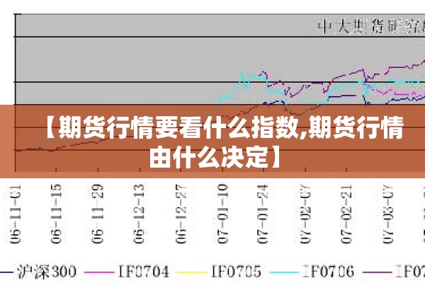 【期货行情要看什么指数,期货行情由什么决定】