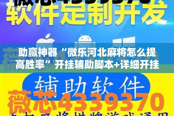 助赢神器“微乐河北麻将怎么提高胜率”开挂辅助脚本+详细开挂安装教程