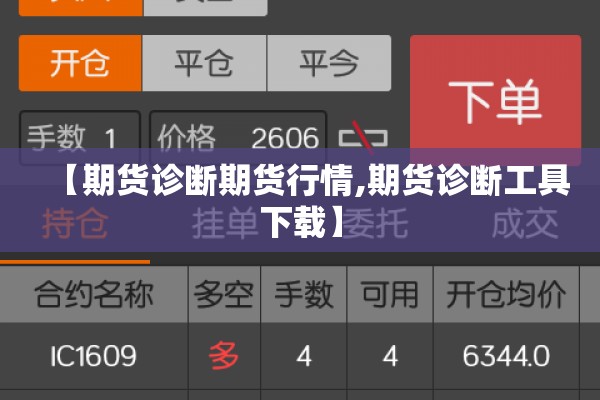 【期货诊断期货行情,期货诊断工具下载】 【期货诊断期货行情,期货诊断工具下载】
