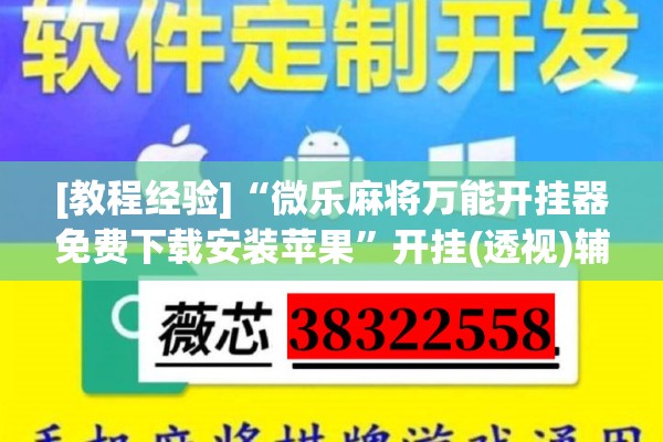 玩家辅助神器:微乐陕西麻将开挂教程”开挂辅助脚本+详细开挂安装教程