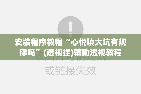 安装程序教程“心悦填大坑有规律吗”(透视挂)辅助透视教程